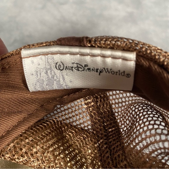 Walt Disney World Grumpy Brown Mesh Trucker Hat Cap Snapback Adult OS Snow White - Picture 7 of 8